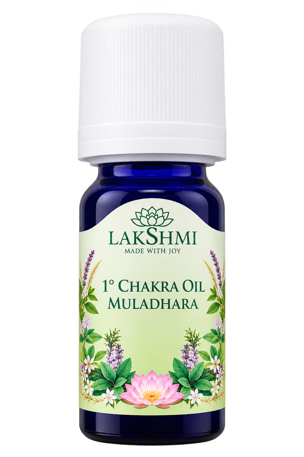Aceite esencial 1º Chakra Oil Muladhara de Lakshmi, La Villa Aromática